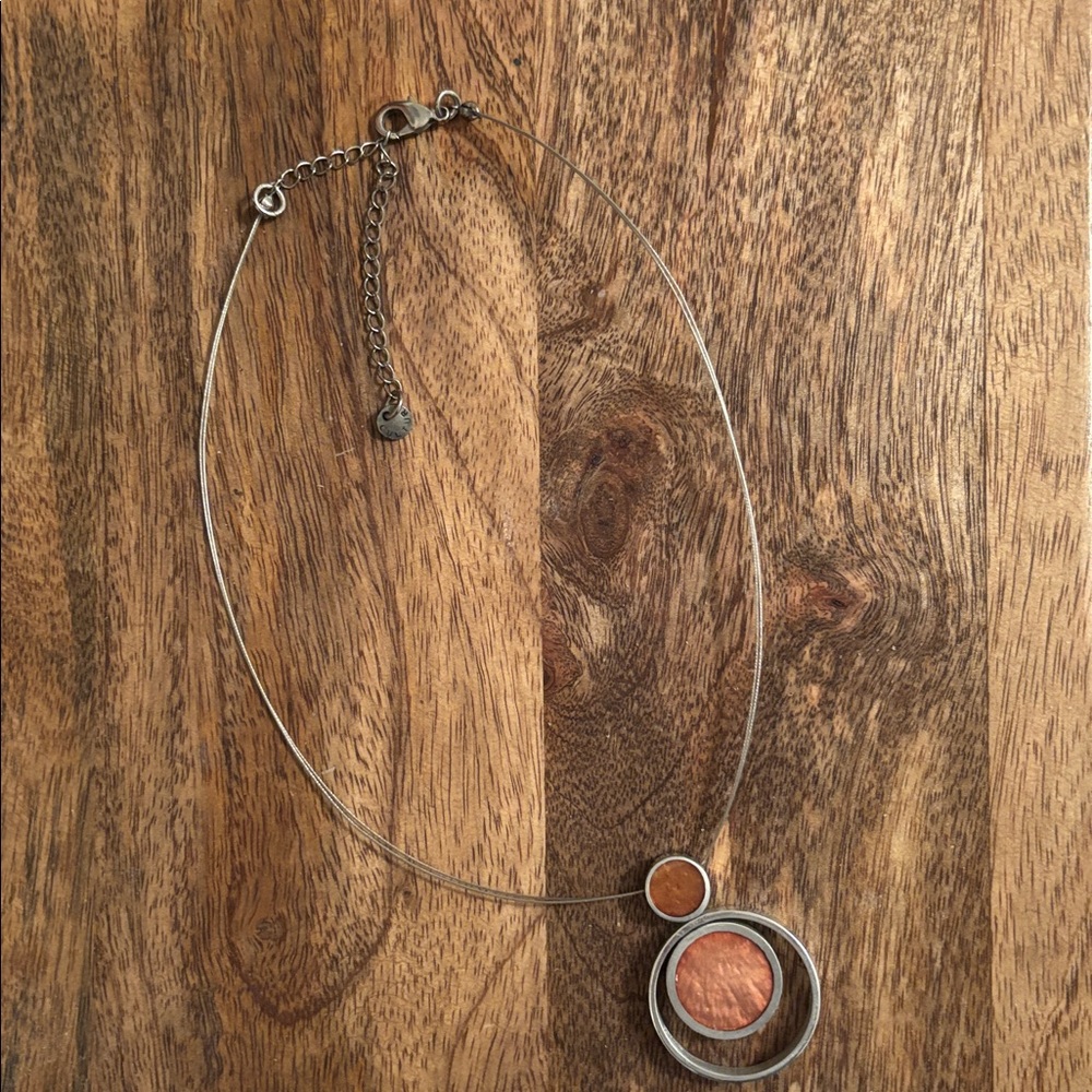 Mod Pendant Necklace Reversible